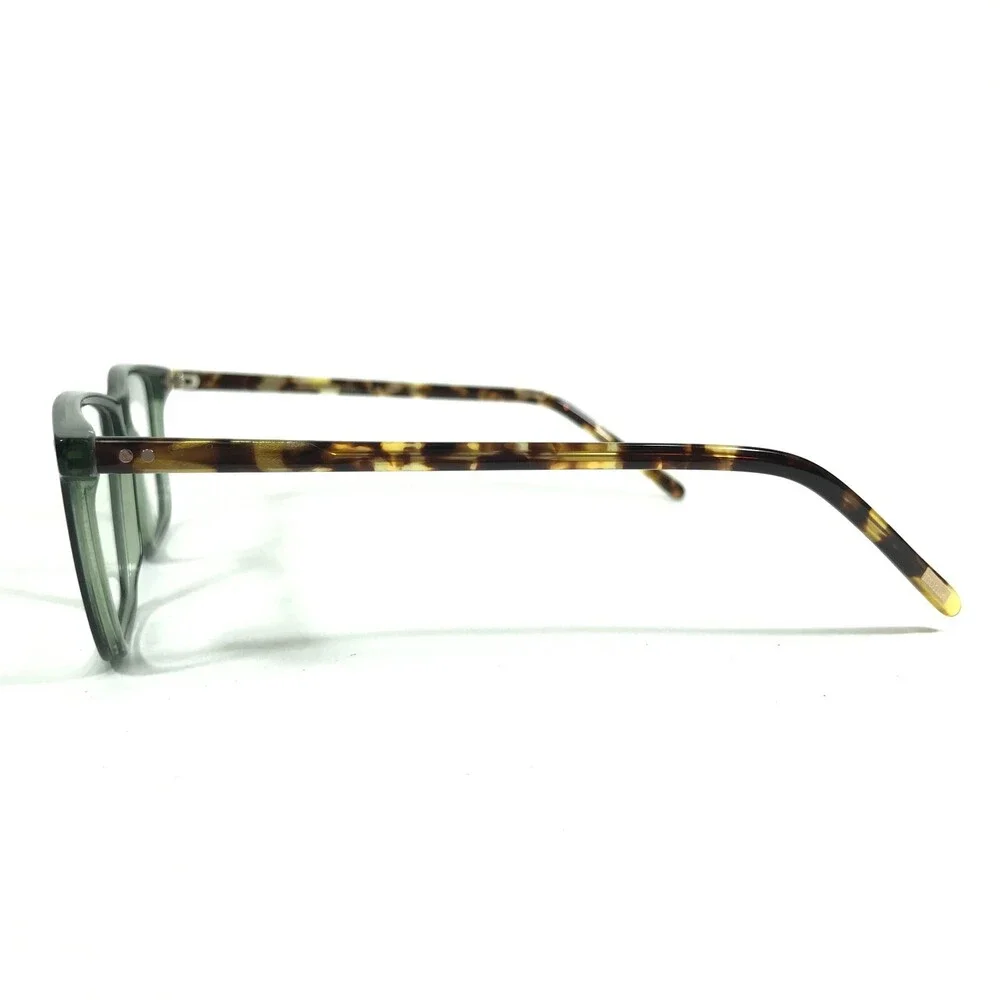 Iconik Eyeglasses Frames Jake C02 Green Tortoise Square Horn Rim 54-17-145